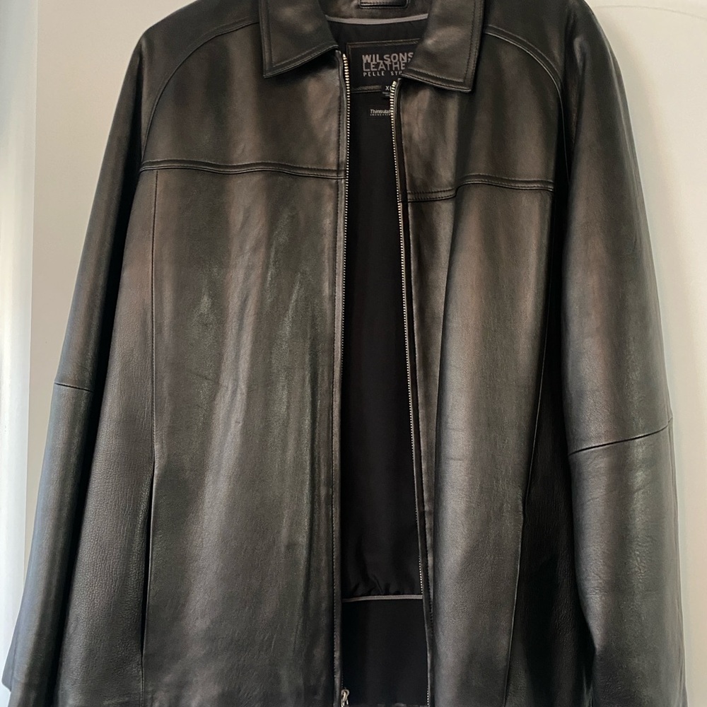 Wilsons Leather Classic Black Men's Jacket